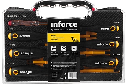 Набор отверток диэлектрических 7шт Inforce 06-09-84