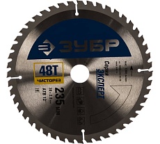 Диск пильный &quot;чистый рез&quot; (235х30 мм; 48Т) Зубр 36905-235-30-48