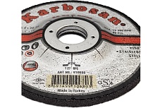 Диск шлифовальный по нержавеющей стали 115х6.4х22 мм INOX Karbosan KAR-910680