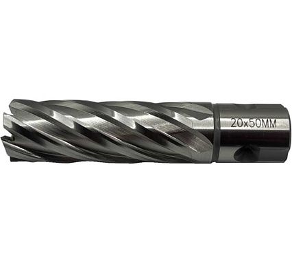 Сверло корончатое TORNERI 20х50 мм, HSS, Universal / Weldon 19 Т023633