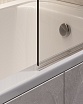 Шторка для ванны Timo TC-60/03C-8 60x140 прозрачное, черный