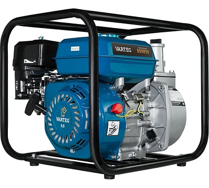 Бензиновая мотопомпа Varteg 600W50 6558