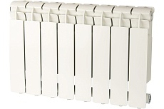 Алюминиевый радиатор Global Vox extra 350 10 секций боковое подключение (белый ral 9010) RG008P0N548RGS