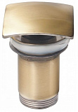 Донный клапан Ceramalux RD009 с переливом, бронза