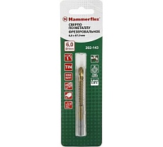 Сверло по металлу Flex 202-143 DR MT (6х87 мм; HSS-4241 TIN) Hammer 62433