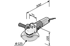 Угловая шлифовальная машина Flex L 8-11 125 458333