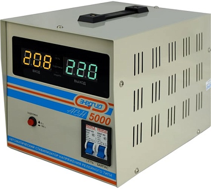 Стабилизатор с цифровым дисплеем Энергия АСН-5000 Е0101-0114