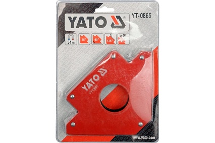 Магнитная струбцина сварочная 122x190x25 мм Yato YT-0865