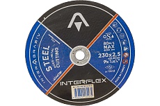 Отрезной круг Steel A046TBF 230x2.5x22 мм, Т41, металл Interflex 4078232510