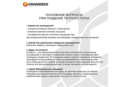 Двухжильный мат Grandeks MATRIX 1.5/225 2703