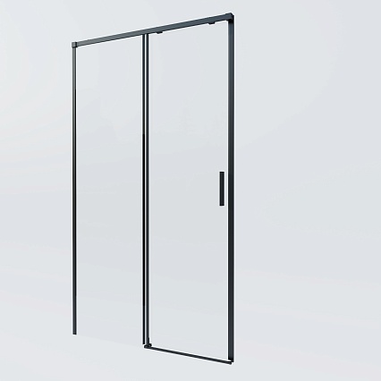 Душевая дверь Vincea Soft 2 VDS-3SO2140CLB 140x200 черный, прозрачная