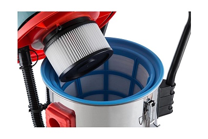 Пылесос Hammer Flex PIL50A 1400Вт, 50л, розетка для электроинструмента 196420