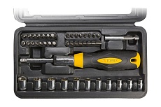 Набор насадок с держателем Topex Cr-V 39D524