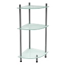 Полка WasserKRAFT K-4133 тройная угловая, напольная