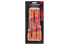 Набор диэлектрических отверток Forsage 5 предметов SL 3x75, 4x100, 5,5x125 мм; РН 1x80, 2x100 мм, в блистере F-2066N(51588)