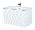 Тумба с раковиной Iddis Bild 80 см белый BIL80W0i95K