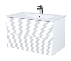 Тумба с раковиной Iddis Bild 80 см белый BIL80W0i95K