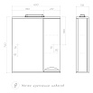 Зеркальный шкаф Vigo Callao 60 см правый z.CAL.60.R.El