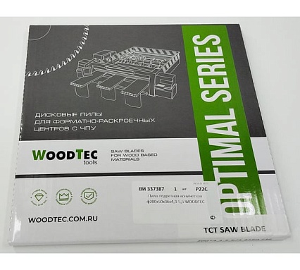 Пила подрезная коническая 200x4.3-5.5/3.2x50 мм, Z36 Woodtec ВИ 337387