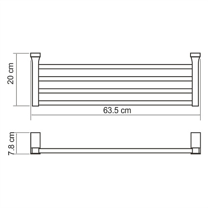 Полка WasserKRAFT Lopau K-6011