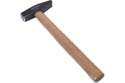 Слесарный молоток с деревянной клеенной рукояткой Smartbuy 500 г, tools SBT-GHW-500