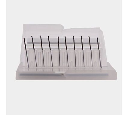 Сверло твердосплавное цельное короткое, ц/х, 10 шт, 1.0x6х32 мм, ВК8, 2300-3751, ГОСТ 17274-71 РОСИНСТРУМЕНТ 233751U