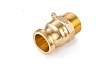 Камлок TITAN LOCK латунный TITAN LOCK тип F ниппель, наружная резьба BSP 2 1/2" TL250FBR