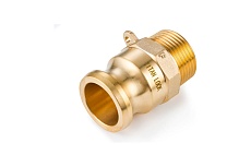 Камлок TITAN LOCK латунный TITAN LOCK тип F ниппель, наружная резьба BSP 2 1/2&quot; TL250FBR