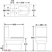 Унитаз-компакт Aquanet Rimless Logic-C CL-12339