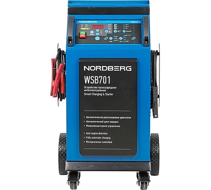 Пуско-зарядное устройство Nordberg интеллектуальное 12/24V, макс ток 750 A WSB701