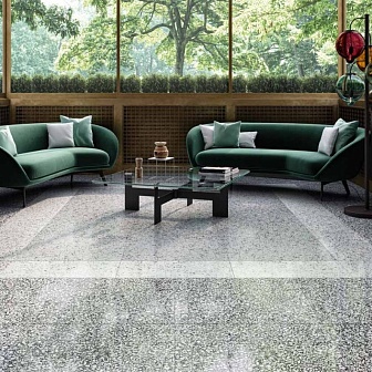 Керамогранит Casalgrande Padana Terrazzo Grey Lappato 75,5x75,5 см, 12574629