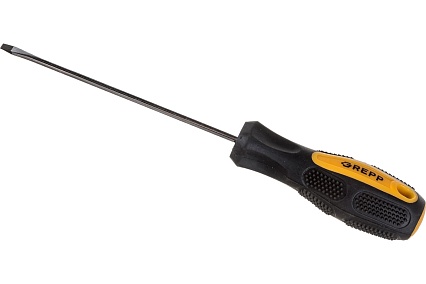 Шлицевая отвертка GREPP SL3*100мм, CrV, 2х-компонентная рукоятка 202-003