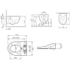 Подвесной унитаз Am.Pm Awe C111739SC с крышкой-биде