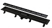 Душевой лоток Alcaplast Simple APZ10BLACK-550M 55 см, с решеткой, черный