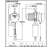 Стационарная цепная таль на крюке OCALIFT 02-01S 2 т, 18 м, 380 в OCA0201SN18m