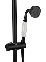 Душевая стойка Wonzon&Woghand Retro WW-B3041-MB термостат, черный матовый