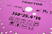 Диск алмазный отрезной Tractor (350х25.4х14 мм) TRIO-DIAMOND TR709