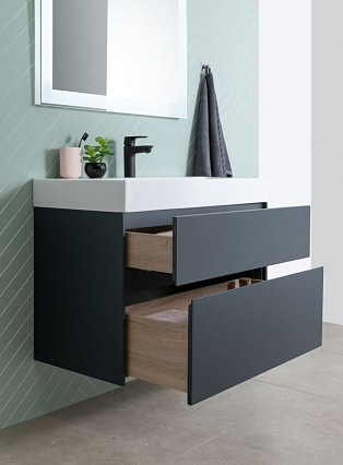 Тумба с раковиной Aquanet Бруклин 70 см