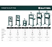 Пресс гидравлический Kraftool PMP-10 с гидронасосом и манометром 10 т 43472-10