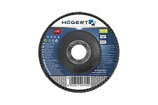 Круг шлифовальный лепестковый (125x22.4 мм; G36) Hoegert Technik HT8D050