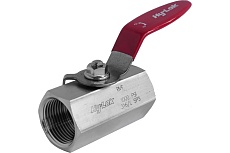 Шаровой кран Hy-Lok 110 серии из нержавеющей стали SS 316, BSPP 3/8&quot; внутр. - BSPP 3/8&quot; внутр., уплотнение peek BV-F-6G-PK