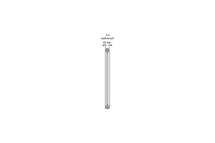 Трубчатый радиатор Zehnder Charleston Completto C2180/04/V001/RAL 9217