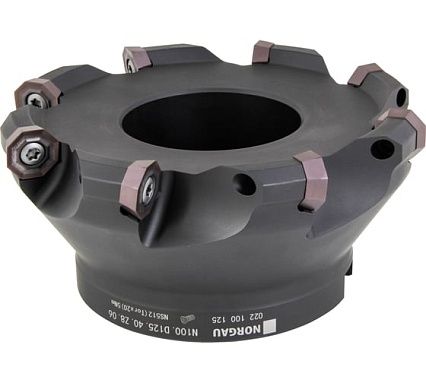 Корпус фрезы торцевой N100.D125/Z8 Norgau 022100125