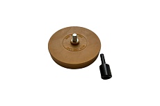 Диск зачистной резиновый для снятия липких лент с держателем (84x15 мм) TEVAKO TVK-07043