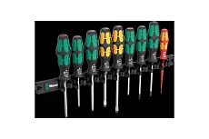 Магнитный держатель и набор отвёрток WERA 9650 Kraftform 9 предметов WE-051012