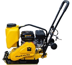 Бензиновая виброплита Masalta Dinking DK168, 6,5 л.с., 62 кг, бак, колеса, рама, коврик, MSR60-2 ВИБ172