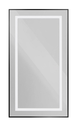 Зеркало BelBagno SPC-KRAFT-500-900-SENS-NERO 50x90 см сенсорный выключатель, черный