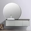 Мебель для ванной Black&White Universe U915.1600 160 см светло-серый, левая