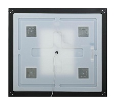 Зеркало BelBagno SPC-KRAFT-900-800-SENS-NERO 90x80 см сенсорный выключатель, черный