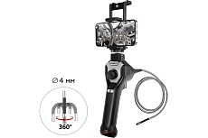 Управляемый видеоэндоскоп iCartool USB, 1Мп, 1280x720, 1м, 4мм зонд, всесторонняя артикуляция IC-V104AW